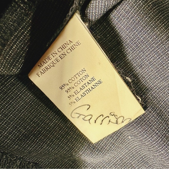 Theory Vintage ‘Lilous/Infinite’ Gray Micro Striped Pocketed Pencil Skirt Size 4 - Picture 14 of 14